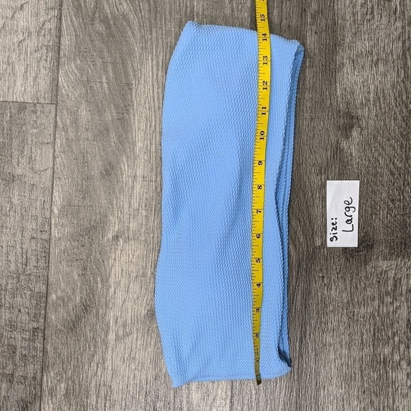 ZAFUL Textured Removable Straps Bandeau Bikini - Picture 4 of 11